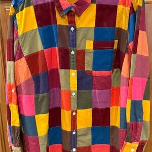 Lands' End Women’s Patchwork Blouse Size 3X NWOT